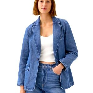 NWT Denim Blazer.